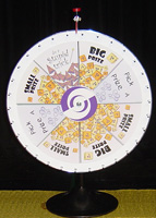 Prize Wheel at event